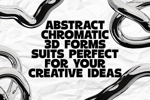 Chromatic 3D Forms Art Set