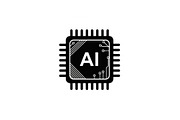 AI Processor Chip Icon Set, a Graphic by hafijul (Thumbnail 6 of 12)