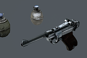WWII Weapon Pack, an Object 3D Model by Beatheart Creative Studio (Thumbnail 12 of 15)