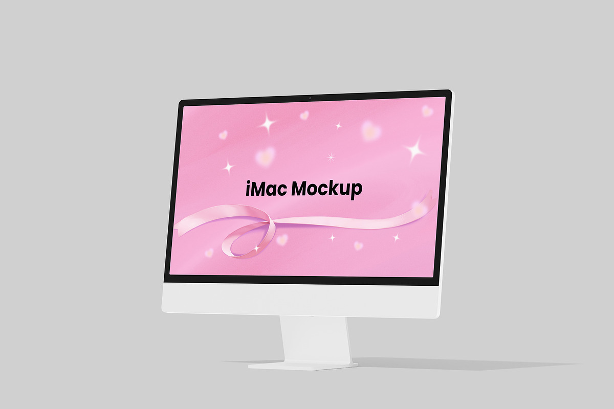 High-Quality IMac Mockup, an Advertising Mockup by safrizalstudio (Photo 2 of 4)