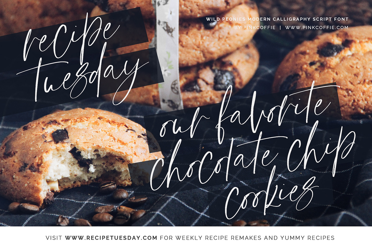 Wild Peonies | Stylish Modern Font, a Script Font by Pink Coffie (Photo 11 of 16)