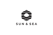 Sun and Sea Logo Vector Illustration, a Branding & Logo Template by yopie (Thumbnail 3 of 3)
