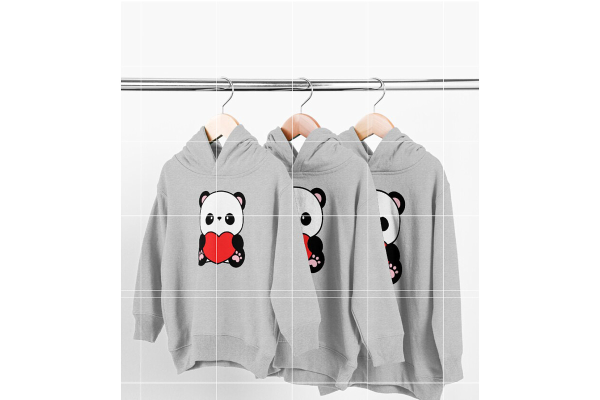 Cute Panda with Heart SVG, an Illustration by TheHitShop (Photo 5 of 10)