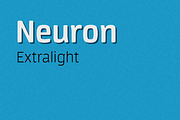 Neuron extralight, a Sans Serif Font by sergio (Thumbnail 1 of 3)