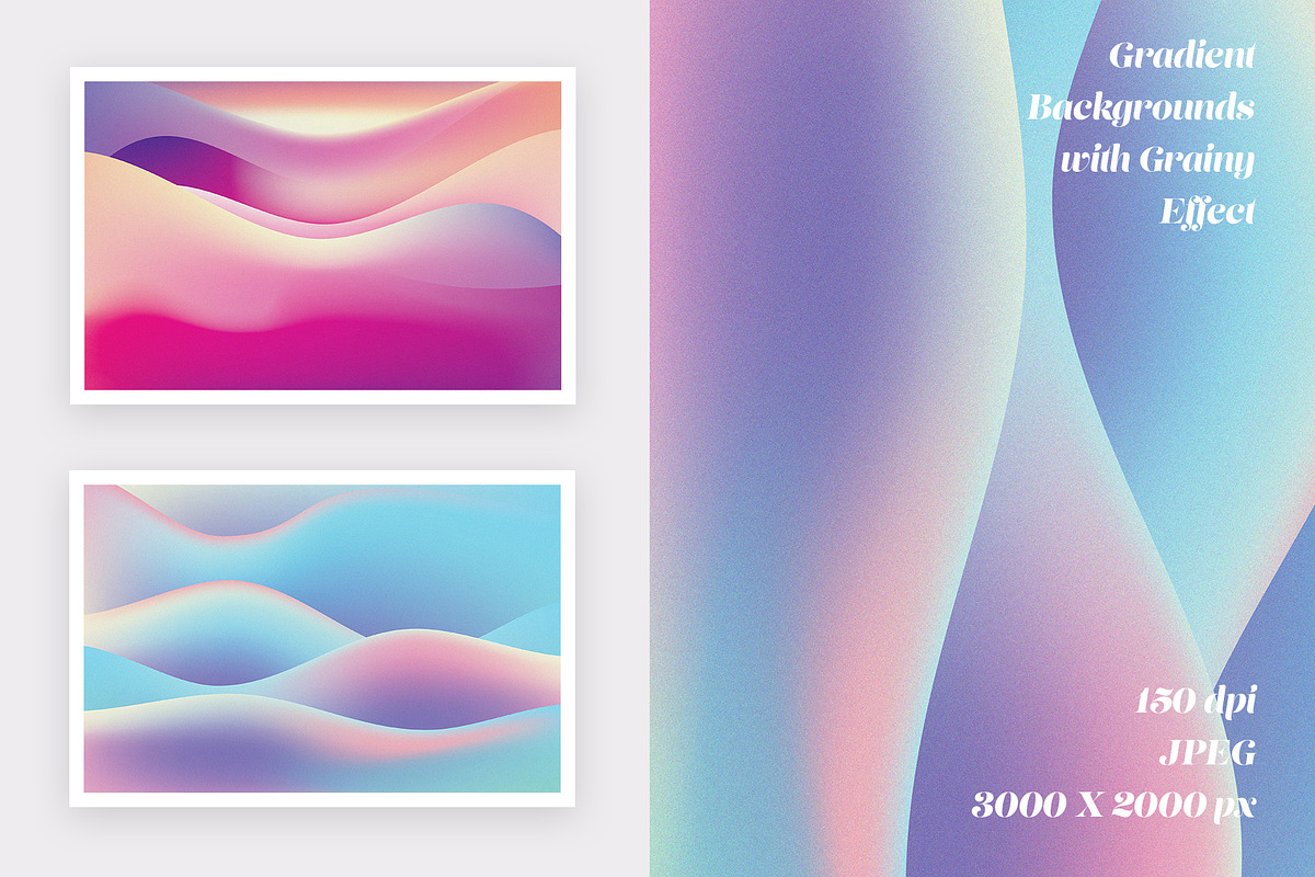 Grainy Gradient Landscape Collection, a Texture Graphic by Polar Vectors (Photo 8 of 20)