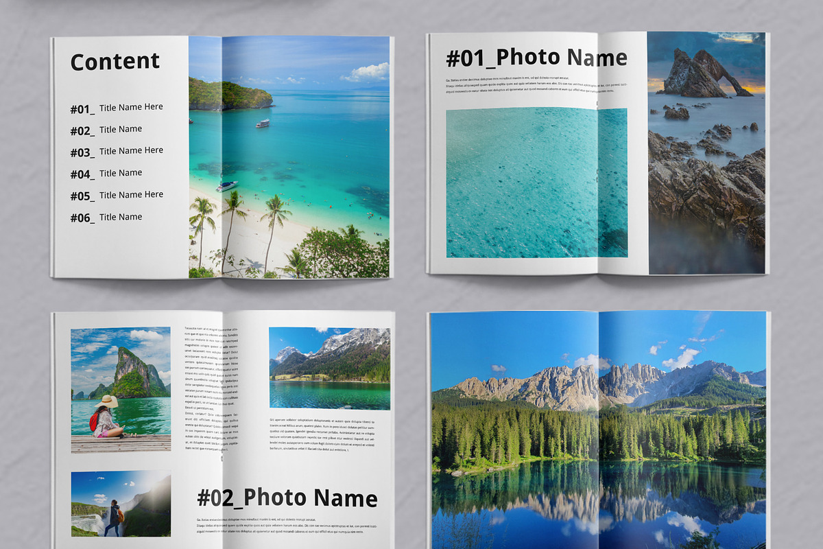 Magazine Template Layout, a Magazine Template by ContestDesign (Photo 3 of 4)