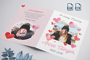funeral program printing template, a Templates & Theme by TemplateLab (Thumbnail 1 of 2)
