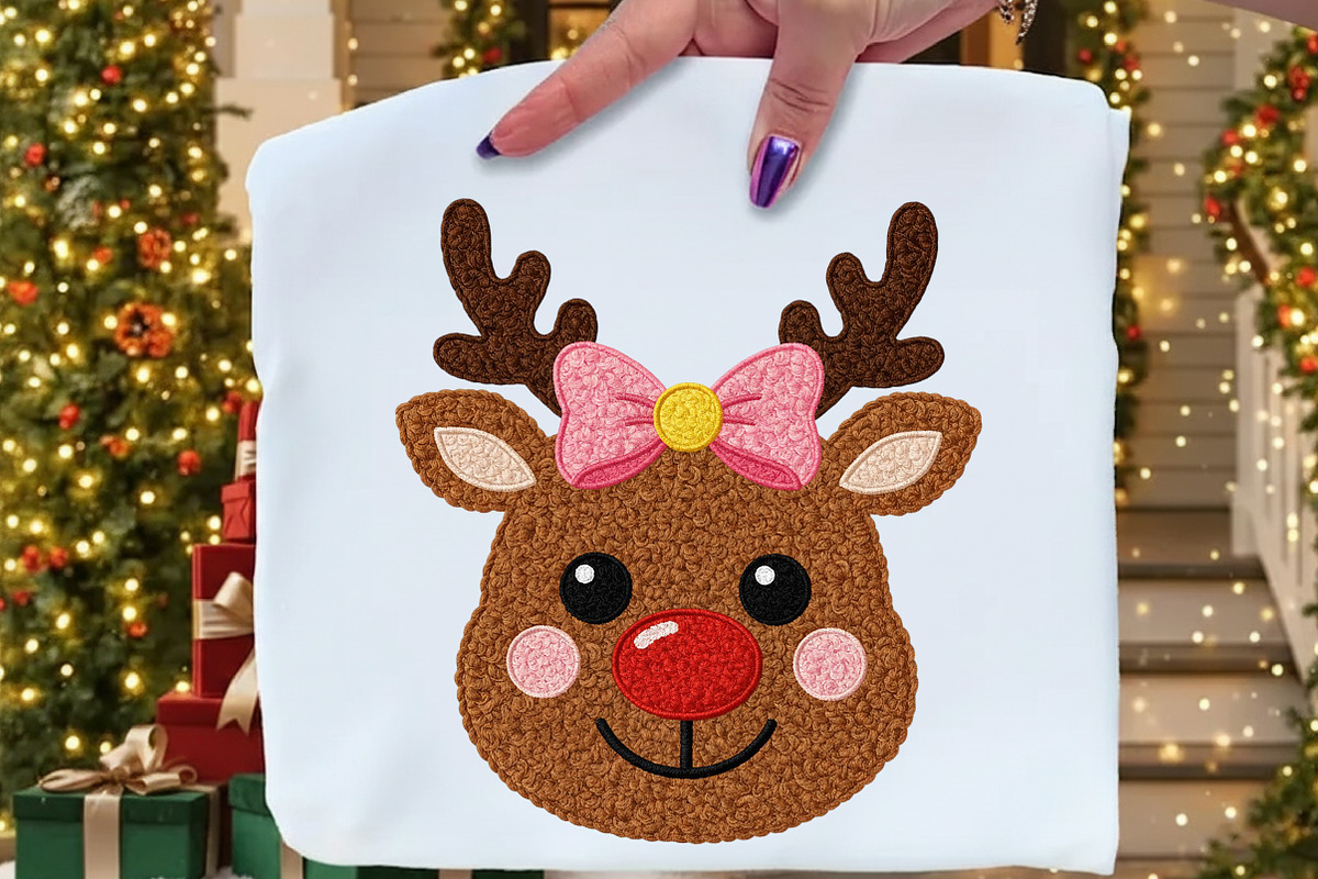 Yarn Crochet Reindeer PNG, an Illustration by Craft Nest (Photo 2 of 5)