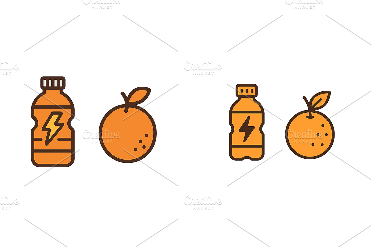 Refreshing drink options featuring, a Food Illustration by ZinetroN