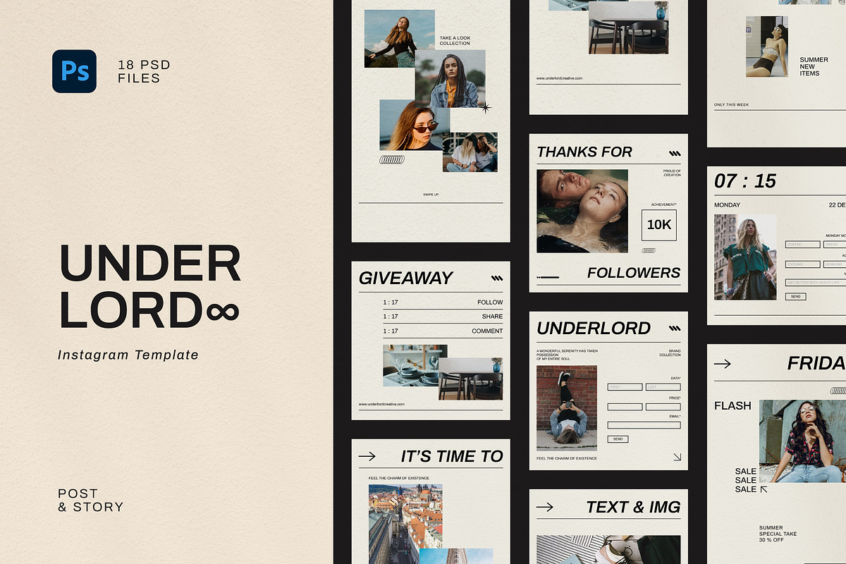 Underlord - Instagram, a Social Media Template by Temptackle (Photo 1 of 5)