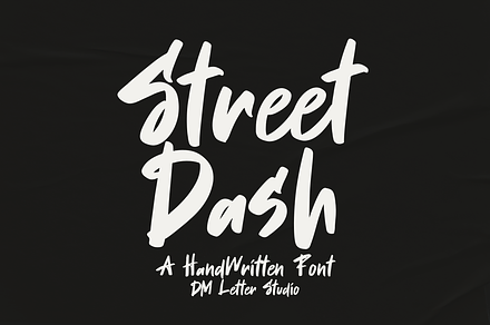 Street Dash – Handwritten Brush Font