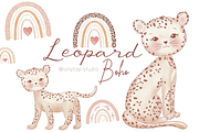 Leopard, Cheetah, rainbow boho, an Illustration by Lolytop Studio (Thumbnail 1 of 4)