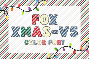 Fox Xmas-V5 Color Font