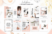 SALE! Ladyboss Pinterest Templates, a Social Media Template by SwitzerShop (Thumbnail 3 of 8)