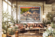 Interior Poster MockUp Set, a Print Template by As Good As Possible (Thumbnail 5 of 7)