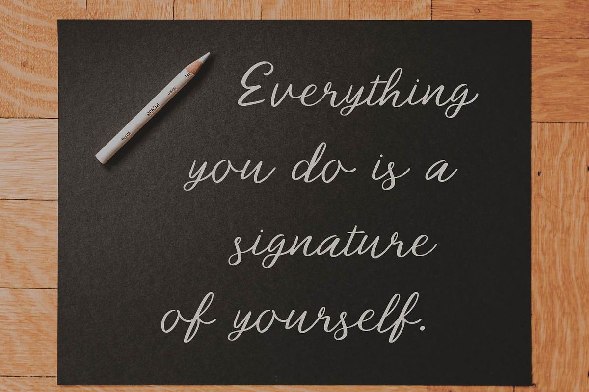 Talent Signature, a Script Font by Patria Ari (P4tcreativa) (Photo 3 of 11)