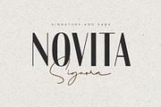 Novita Signora - Font Duo, a Sans Serif Font by Arterfak Project (Thumbnail 1 of 15)