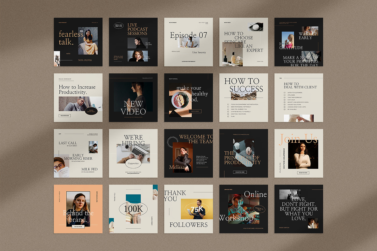 Coach / Influencer Social Media Kit, a Social Media Template by Visuel Colonie® (Photo 17 of 19)
