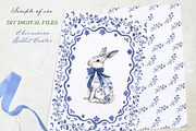 Chinoiserie Rabbit Flowers Easter, a Graphic by LABFcreations (Thumbnail 1 of 4)