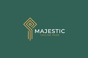 Luxury Majestic Key Logo, a Branding & Logo Template by Signatoro (Thumbnail 1 of 3)