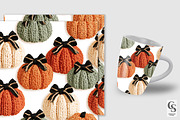 Fall Coquette Crochet Pumpkins, a Pattern Graphic by Creative Store (Thumbnail 3 of 5)