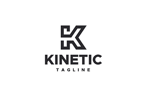 Kinetic - Letter K Logo