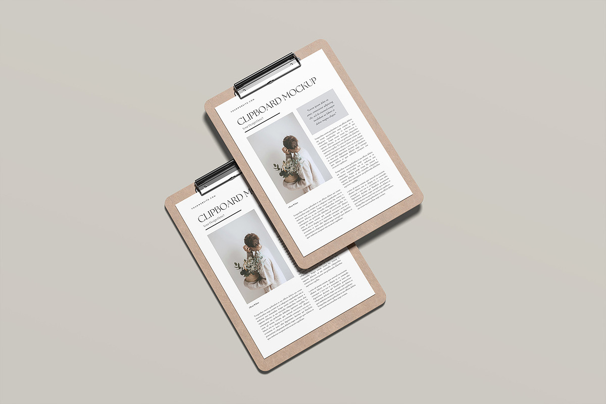 Clipboard Mockup, an Advertising Mockup by ZifaraDesign (Photo 5 of 5)
