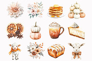 Cottagecore Fall Clipart, an Illustration by Design Market (Thumbnail 3 of 5)
