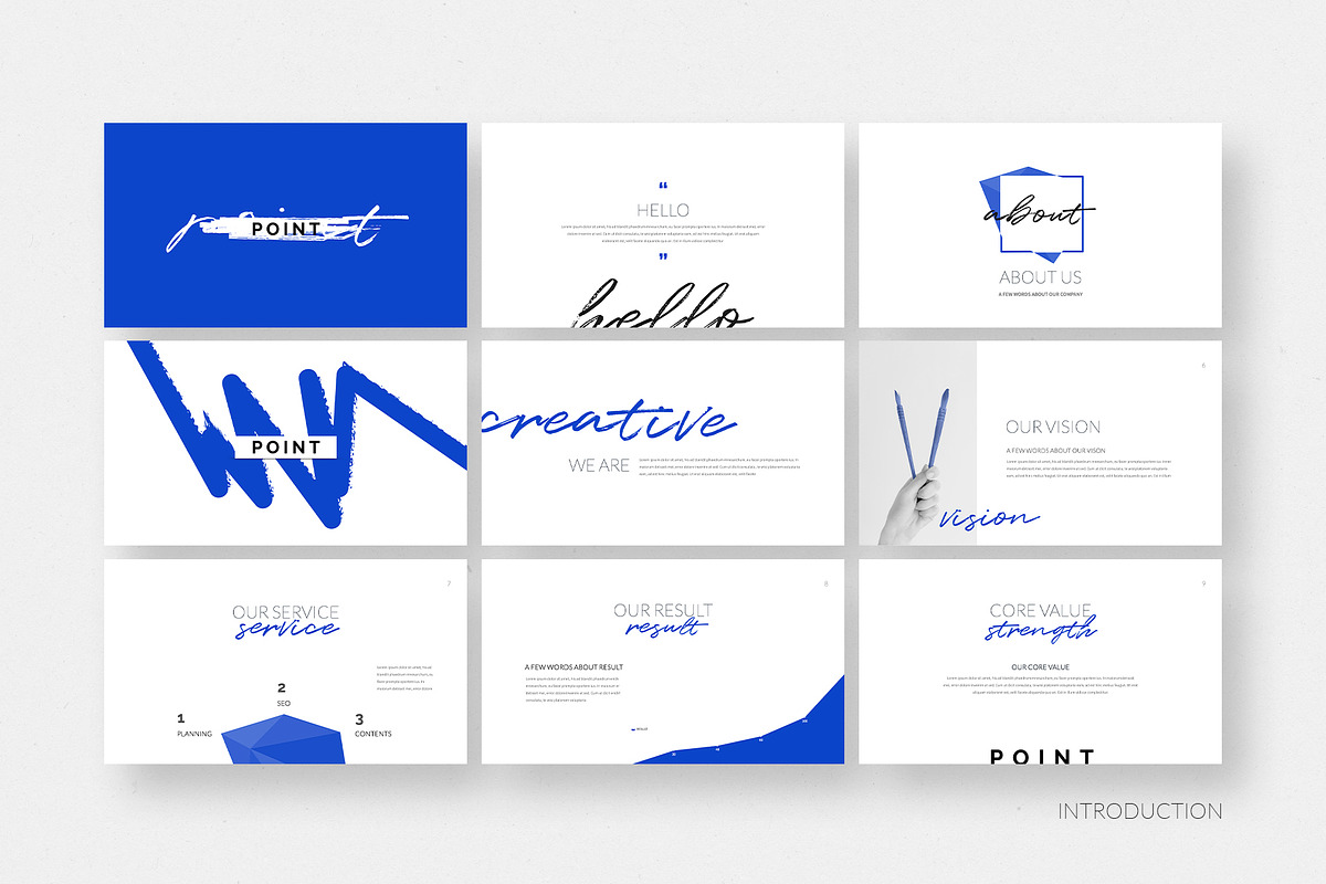 Point PowerPoint Template, a Presentation Template by Simple P. (Photo 2 of 11)