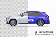 2027 Sport SUV Mockup Set, an Advertising Mockup by Halal Graphic Studio (Thumbnail 5 of 12)