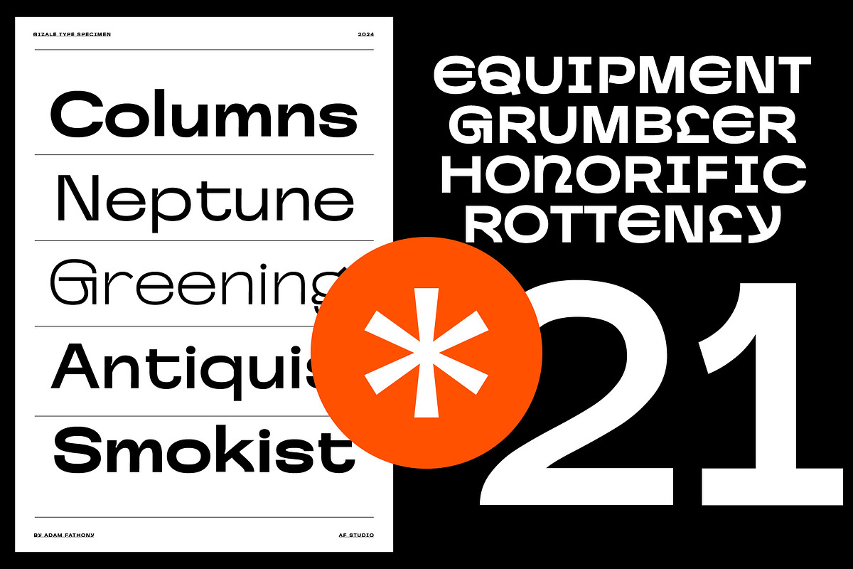 Gizale, a Sans Serif Font by Adam Fathony (Photo 14 of 16)