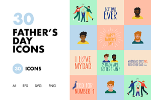 30 Father's Day Icons