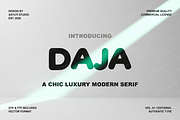 Daja | Elegant Modern Sans Serif, a Serif Font by Astuti Studio (Thumbnail 2 of 25)