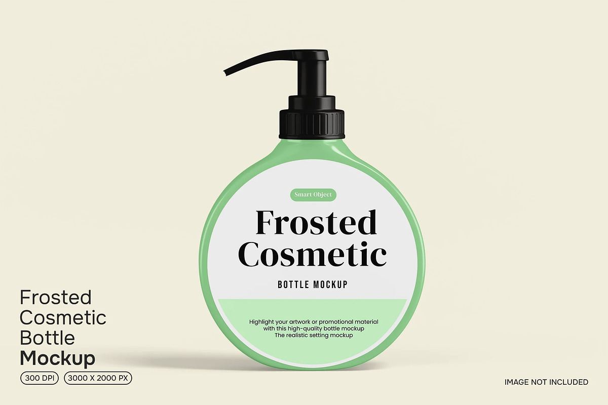Cosmetic Bottle Mockup, a Packaging Mockup by renderstockmarket