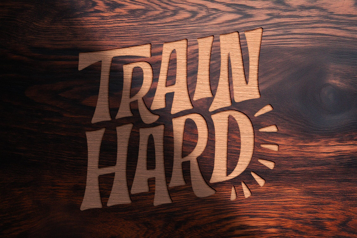 Vintage Woodcut Text Template, a Layer Style Add-On by Design Squad (Photo 2 of 5)