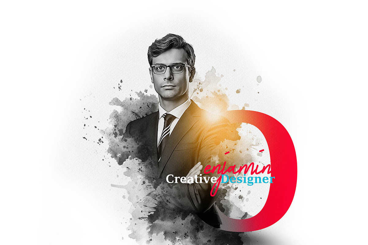 Creative Letter Portrait Template, an Action Add-On by MRI STUDIO (Photo 23 of 42)