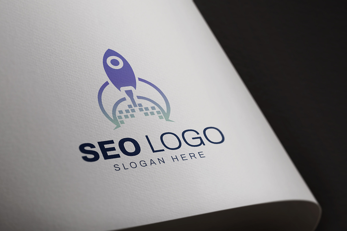 SEO Agency logo Template, a Branding & Logo Template by HueNestify (Photo 3 of 3)