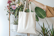 Tote Bag Mockup Bundle, a Product Mockup by TatiMockup (Thumbnail 7 of 8)