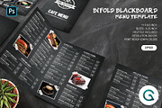 Bifold Blackboard Menu Template, a Brochure Template by Geelator Studio (Thumbnail 1 of 3)