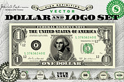Vector Dollar and Money Logo Set, a Branding & Logo Template by Snap Vectors (Thumbnail 1 of 5)