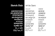 Slab and Sans Font Pair, a Sans Serif Font by JaninaA (Thumbnail 2 of 9)