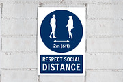 Respect social distance, Covid-19, a Graphic by mesblanc (Thumbnail 1 of 2)