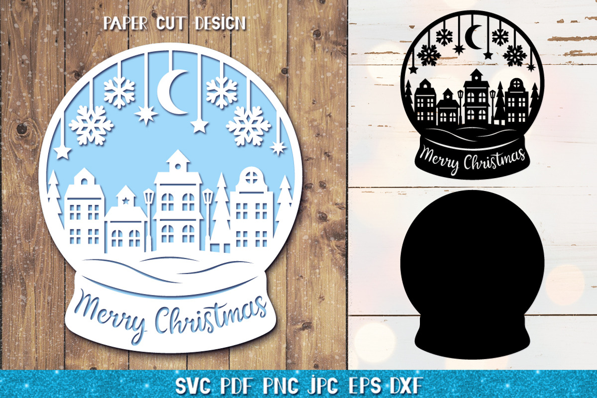 Christmas Snow Globe Bundle, a Graphic by Digital_Craftyfox (Photo 15 of 15)