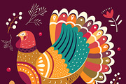 Thanksgiving day, a Decorative Illustration by MoleskoStudio (Thumbnail 5 of 7)