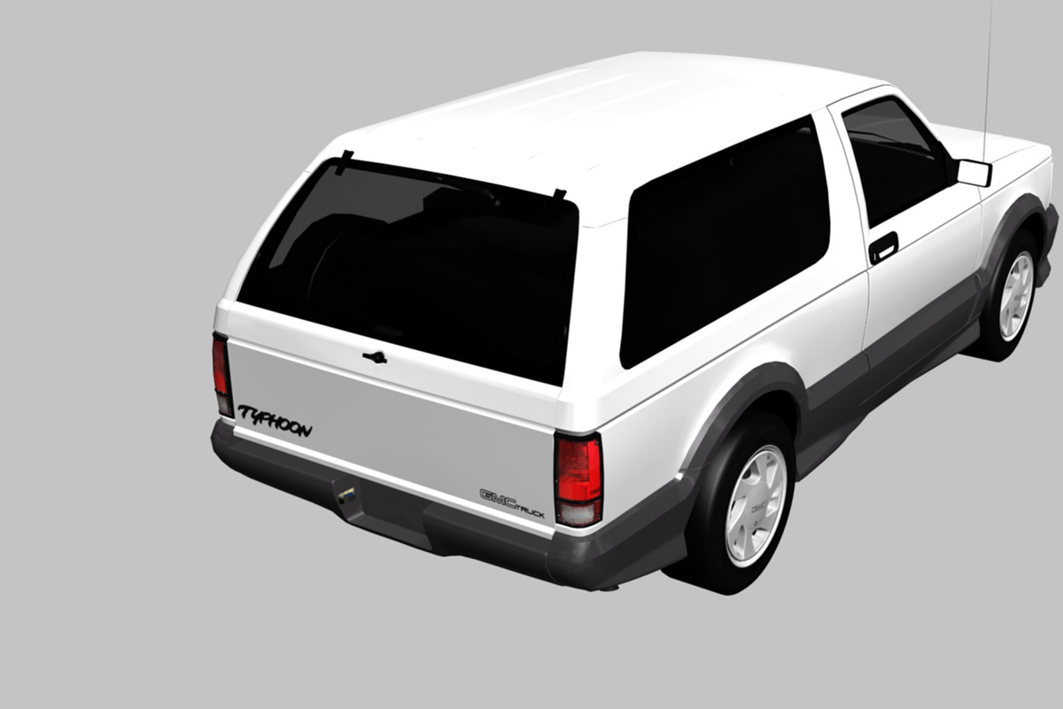 GMC Typhoon 1992, a Cars & Vehicle 3D Model by valtriiu (Photo 7 of 12)