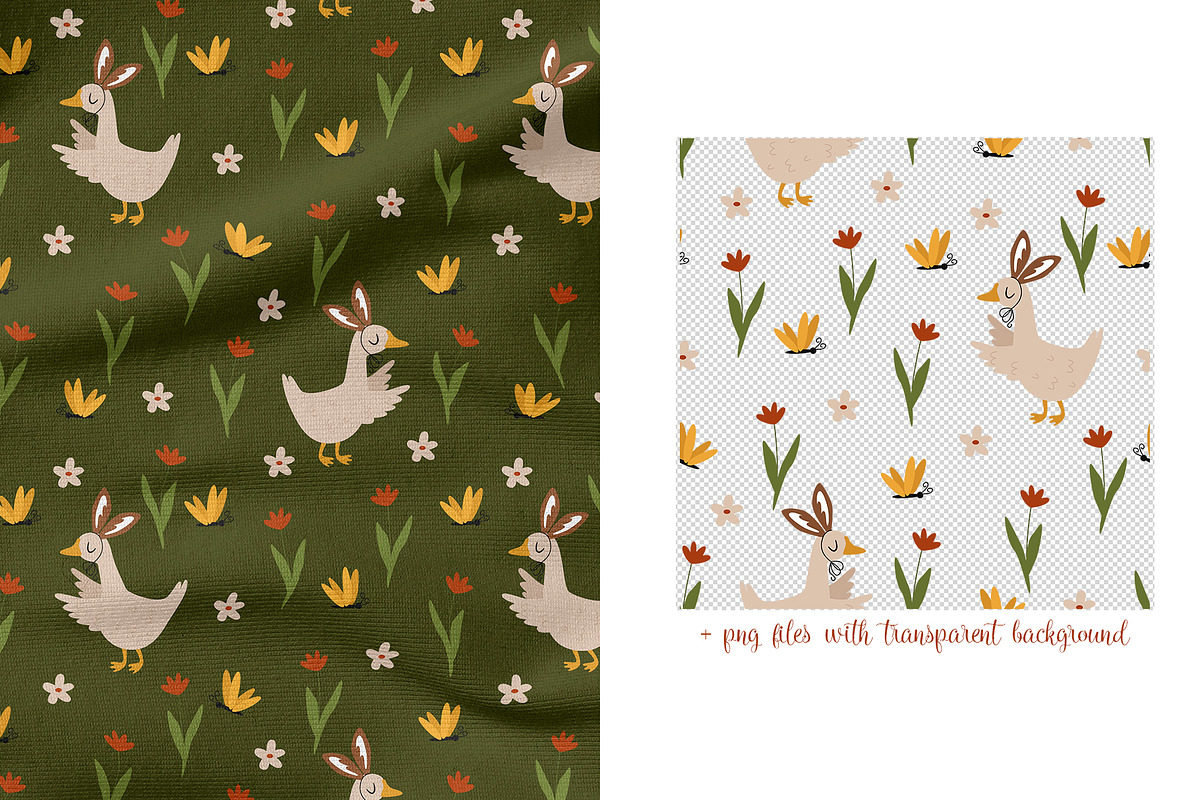 Happy Easter. Spring collection, an Animal Illustration by owlasya (Photo 9 of 12)
