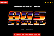 Retro 80s Text Styles byDBDS, a Brushes & More by dbdslondon (Thumbnail 4 of 8)
