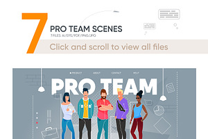 Pro Team Templates Scenes