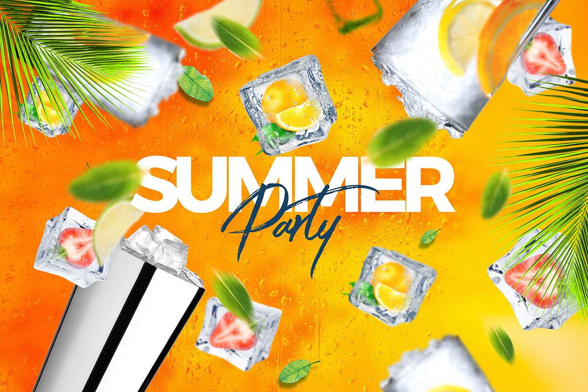 Summer Beach Party Mockup creator, a Product Mockup by PSD Market (Photo 8 of 10)