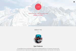 Responsive Onepage HTML Template